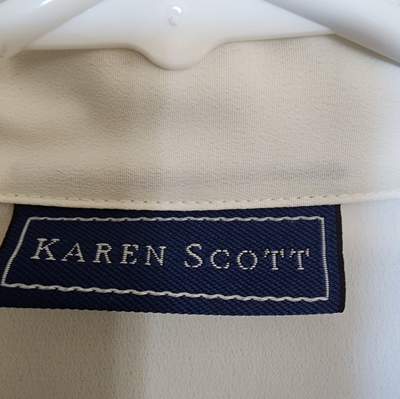 Katen Scott vintage beaded sequin collar blouse size 10 - Picture 7 of 7